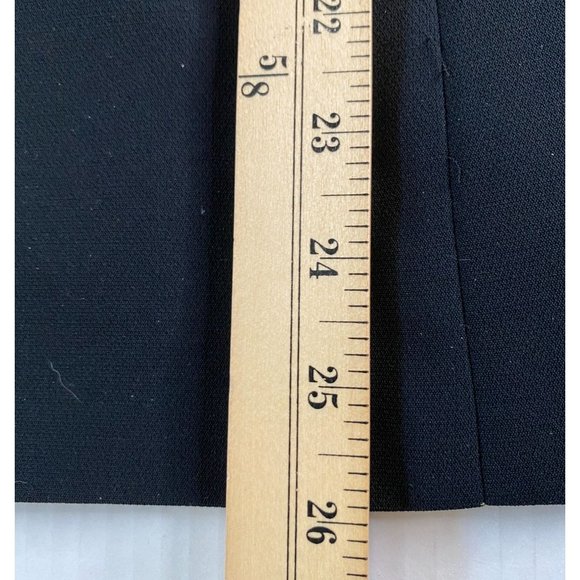 Kasper Womens Black Elegant Sleeveless Lined Crepe Side Zip Top Size 24W - Picture 6 of 8